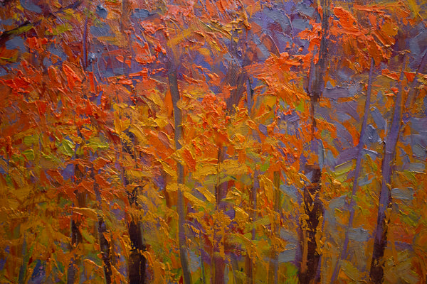 White Mountain Series 6, oil on canvas 31"x41'x2". 2022
