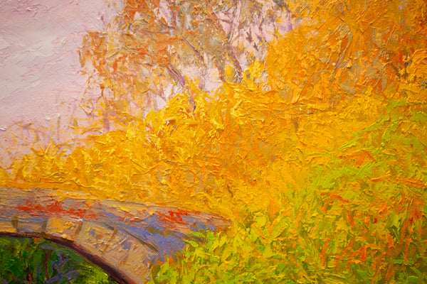 Central Park NYC Series 3, oil on canvas 31"x41"x2", 2022