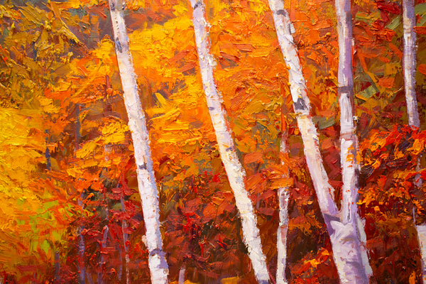 White Mountain Series 5, oil on canvas 31"x41"x2", 2022