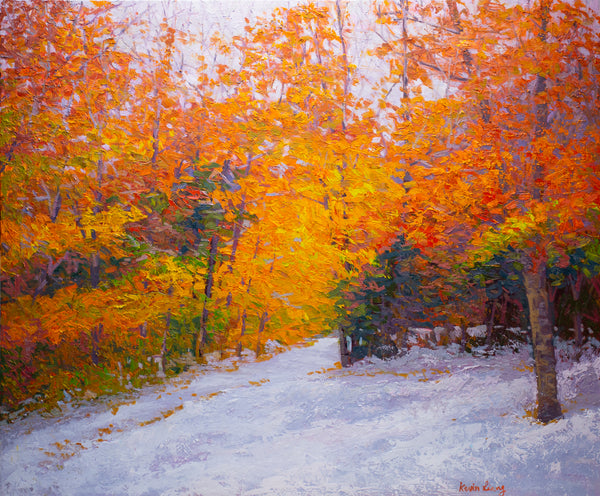 White Mountain Series 8, oil on canvas 42"x50", 2023