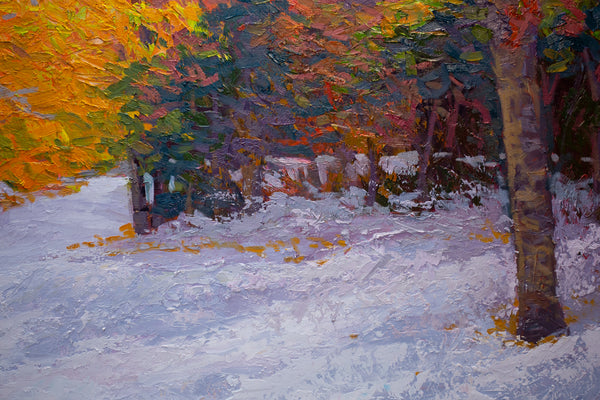 White Mountain Series 8, oil on canvas 42"x50", 2023