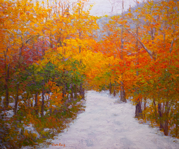 White Mountain Series 9, oil on canvas 42"x50", 2023