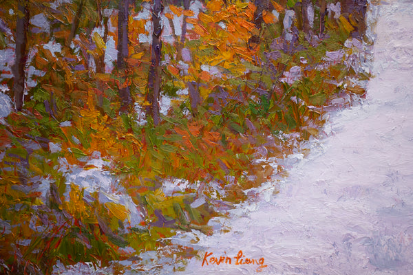 White Mountain Series 9, oil on canvas 42"x50", 2023