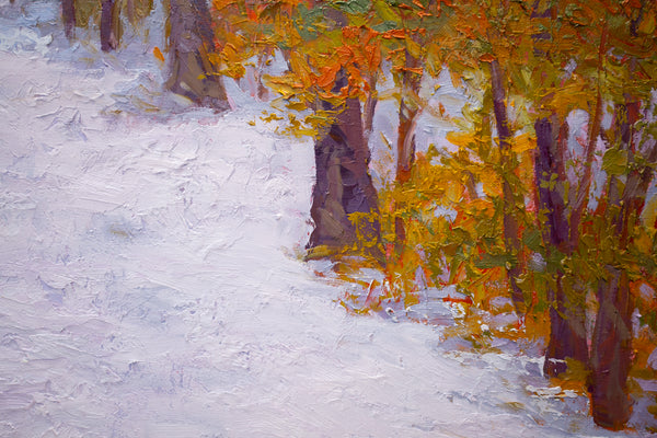 White Mountain Series 9, oil on canvas 42"x50", 2023