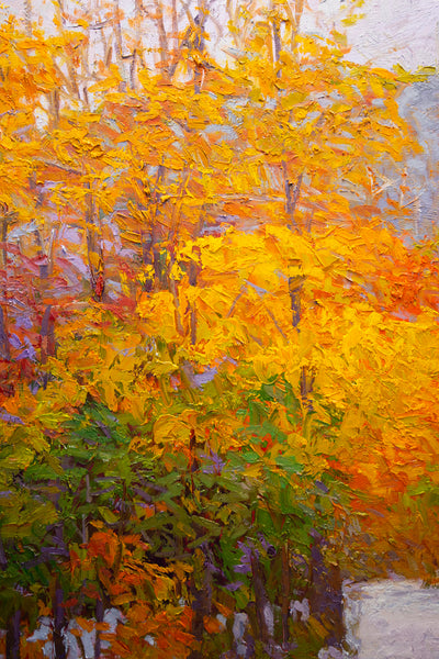 White Mountain Series 9, oil on canvas 42"x50", 2023