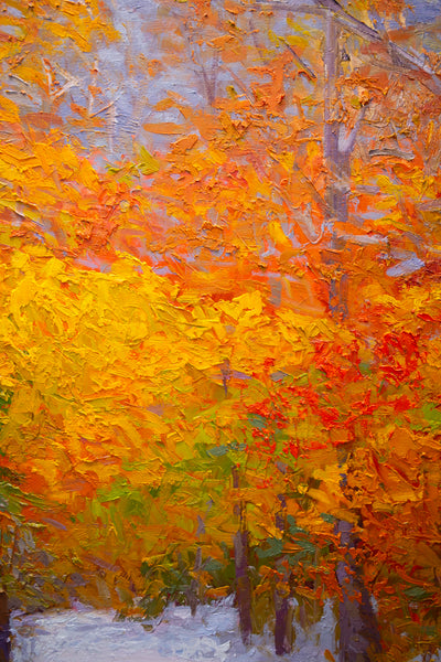 White Mountain Series 9, oil on canvas 42"x50", 2023