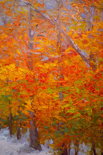 White Mountain Series 9, oil on canvas 42"x50", 2023