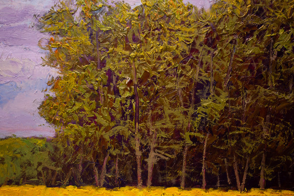 Yellow Field I, 2023, oil on canvas 27"x37"x1.5"(sold)