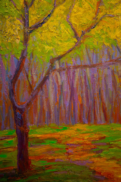 Afternoon Light, oil on canvas with frame 32"x42"x2", 2023