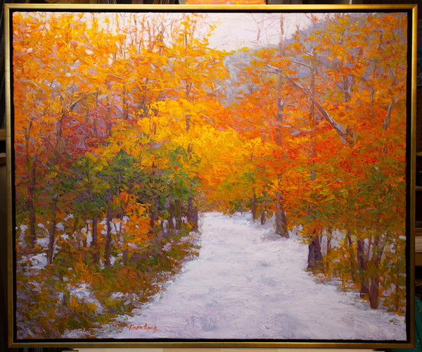 White Mountain Series 9, oil on canvas 42"x50", 2023
