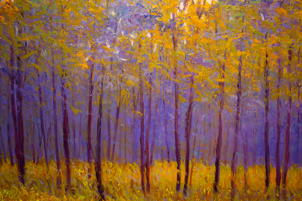 May Light, oil on canvas with frame 42"x62",x2" 2023