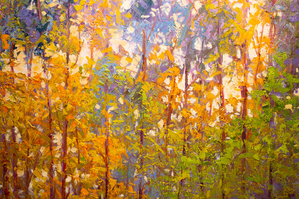 Morning Light, oil on canvas with frame 42"x62"x2", 2023