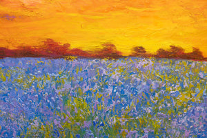 Whisper of the Season, oil on canvas 32"x42'x2", 2024