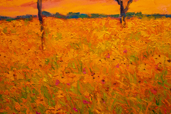 Springbrook Naperville IL, 2023, oil on canvas 34"x34"x1.5"