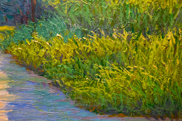 Summer Reflection, 2023, oil on canvas 27"x37"x1.5"