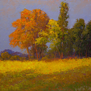 "Summer Light"  Kevin Liang  2020  Original oil on board with frame 24" x 24".