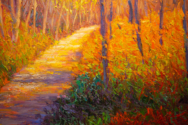 Autumn Shadow, oil on canvas 50"x42"x2", 2022(sold)