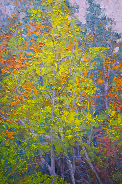 White Mountain Series 4, oil on canvas 31"x41"x2", 2022