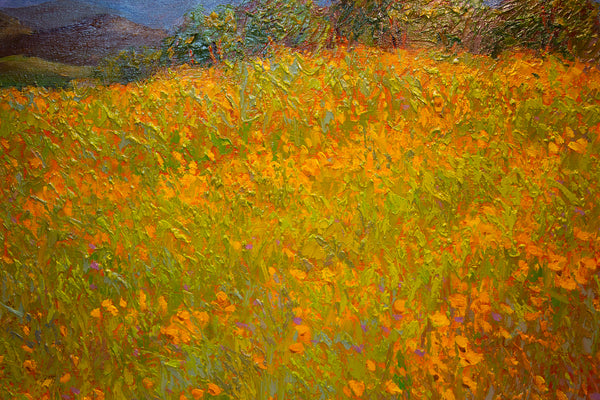 Wildflowers, oil on canvas 25"x31"x1.5", 2020