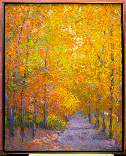 October Light, oil on canvas 25"x31", 2021