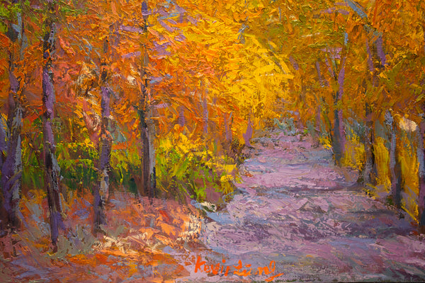 October Light, oil on canvas 25"x31", 2021