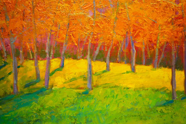 Orange Fantasia, oil on canvas 25"x31"x1.5", 2022