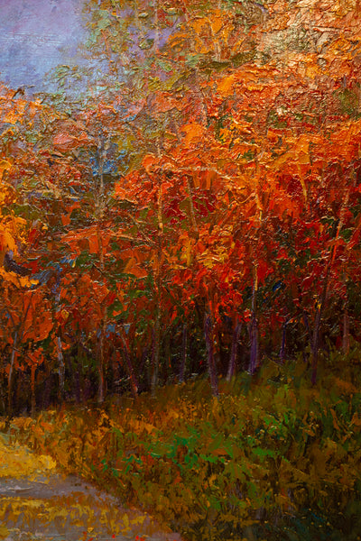 Orange to Gold, oil on canvas 25"x31"x1.5", 2022(sold)