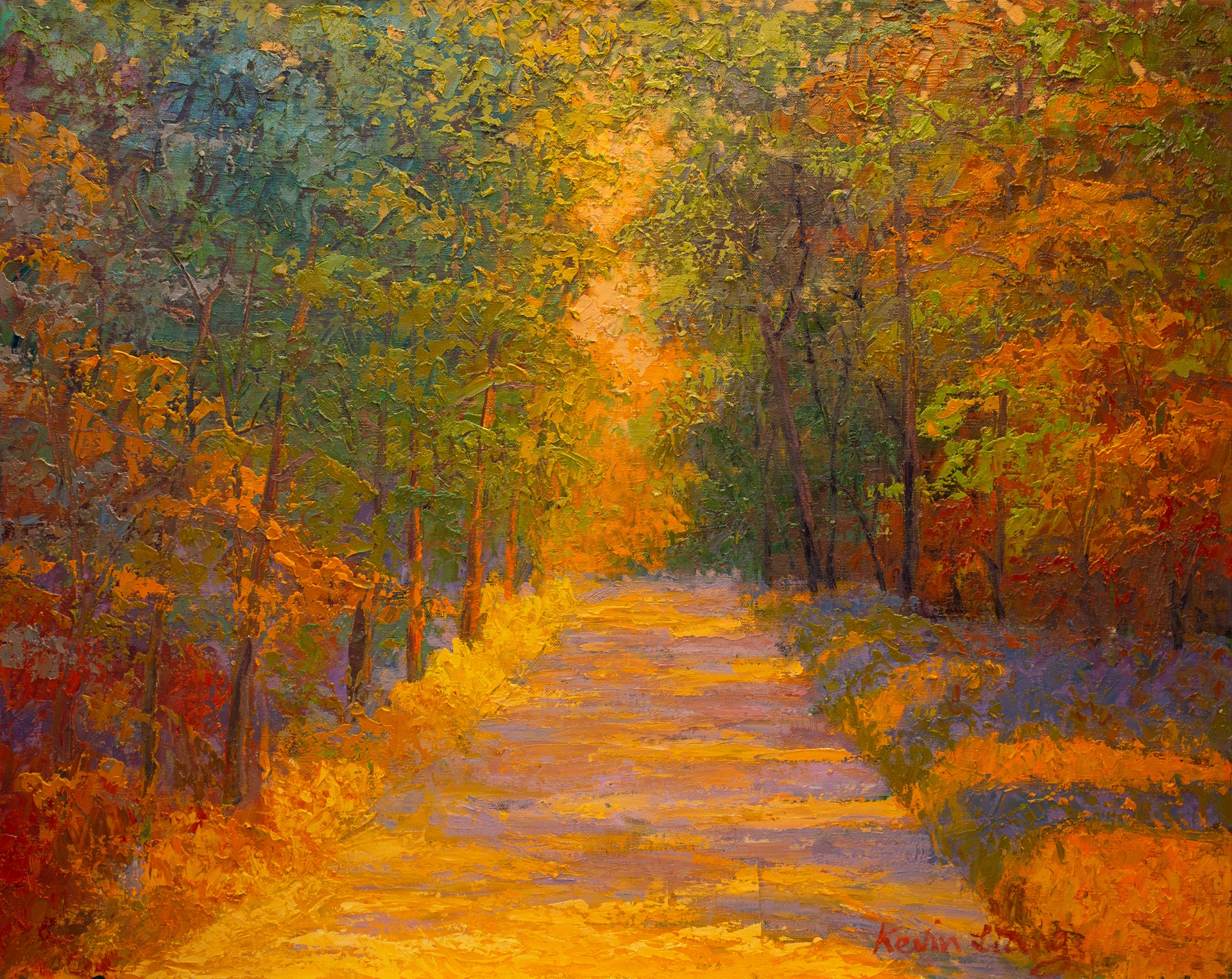 Golden Moment, oil on canvas 25"x31"x1.5", 2022
