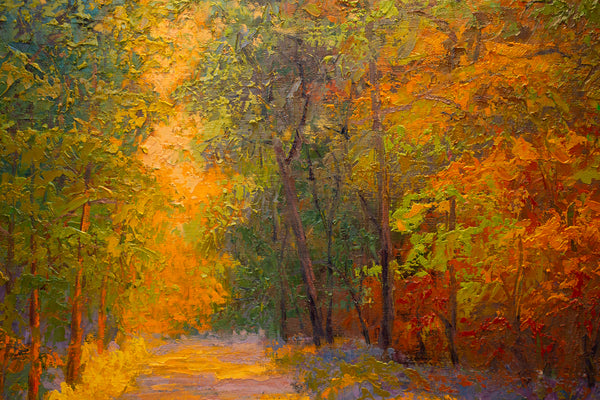 Golden Moment, oil on canvas 25"x31"x1.5", 2022