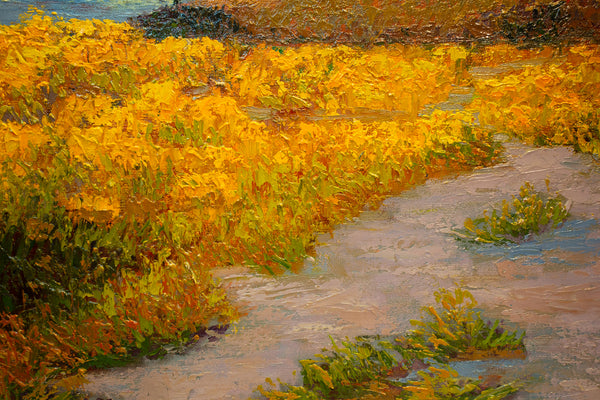 Wildflower Series 3, oil on canvas 25"x31"x1.5", 2021