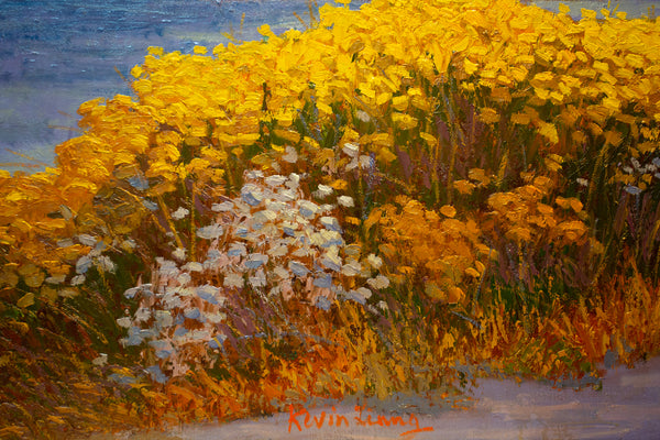 Wildflower Series 4, oil on canvas 25"x31"x1.5, 2021
