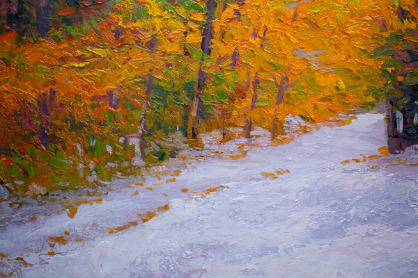White Mountain Series 8, oil on canvas 42"x50", 2023