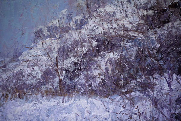 After Snow Storm, 2021, oil on canvas 19"x30"